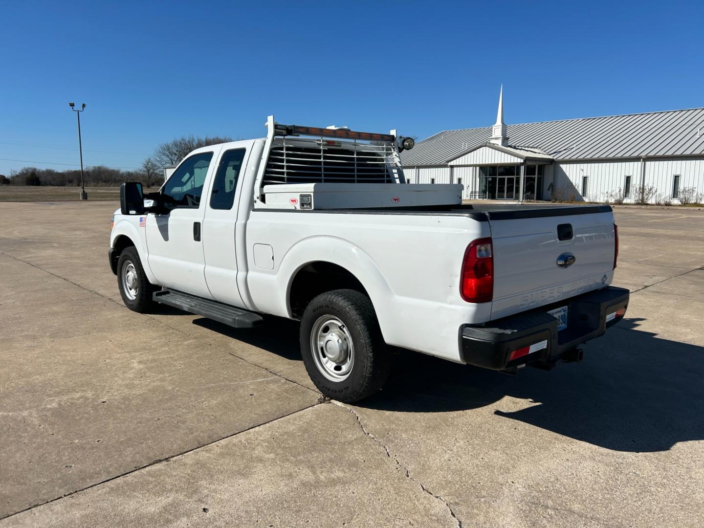 2015 White /Gray Ford F-250 SD (1FT7X2A62FE) with an 6.2L V8 OHV 16V engine, 6-Speed Automatic transmission, located at 17760 Hwy 62, Morris, OK, 74445, (918) 733-4887, 35.609104, -95.877060 - 2015 FORD F250 HAS THE 6.2 V8 ENGINE. THIS TRUCK IS BI-FUEL (RUNS ON BOTH CNG OR GASOLINE) FEATURES MANUAL SEATS, MANUAL LOCKS, MANUAL WINDOWS, MANUAL MIRRORS, AM/FM RADIO, CRUISE CONTROL, TRACTION CONTROL, BACK UP CAMERA. EQUIPPED WITH A WESTPORT BI-FUEL CNG FUEL SYSTEM. IT RUNS ON CNG (COMPRESSED - Photo#6